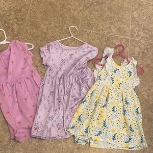 Jessica Simpson Kids Dress Trio - Pink, Purple, Yellow